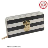 michael kors hamilton logo striped groot zwart wit portefeuilles Shop Rotterdam w3ddn443